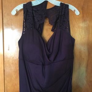 Xscape Bridal party dress - 16W in Plum (XS2195W)